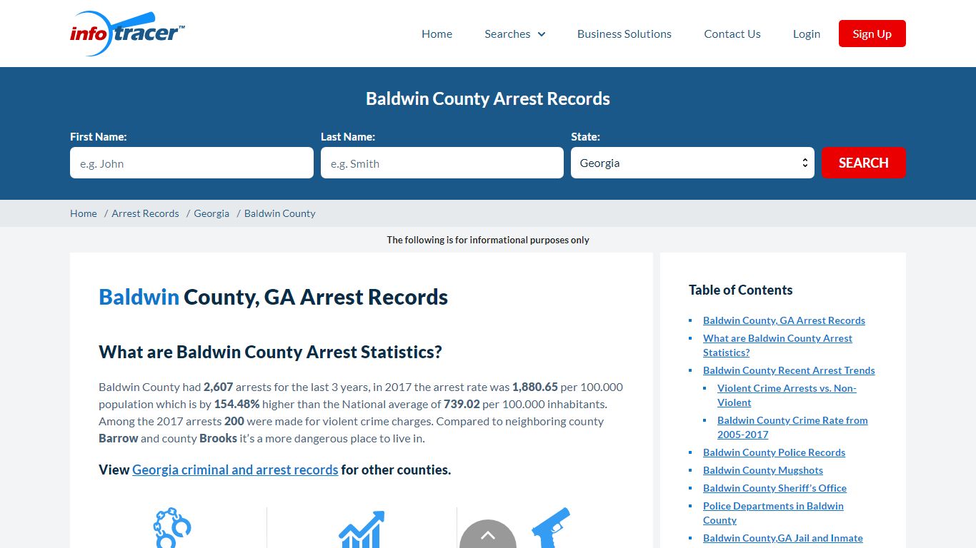 Baldwin County, GA Arrests, Mugshots & Jail Records - InfoTracer